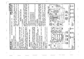 Atwater Kent E376 schematic circuit diagram